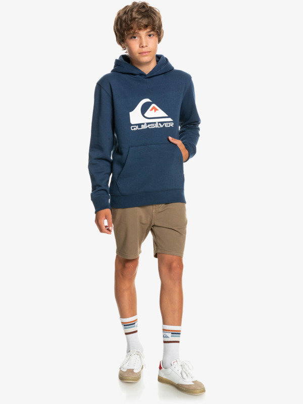 Boy's 8-16 Big Logo Hoodie