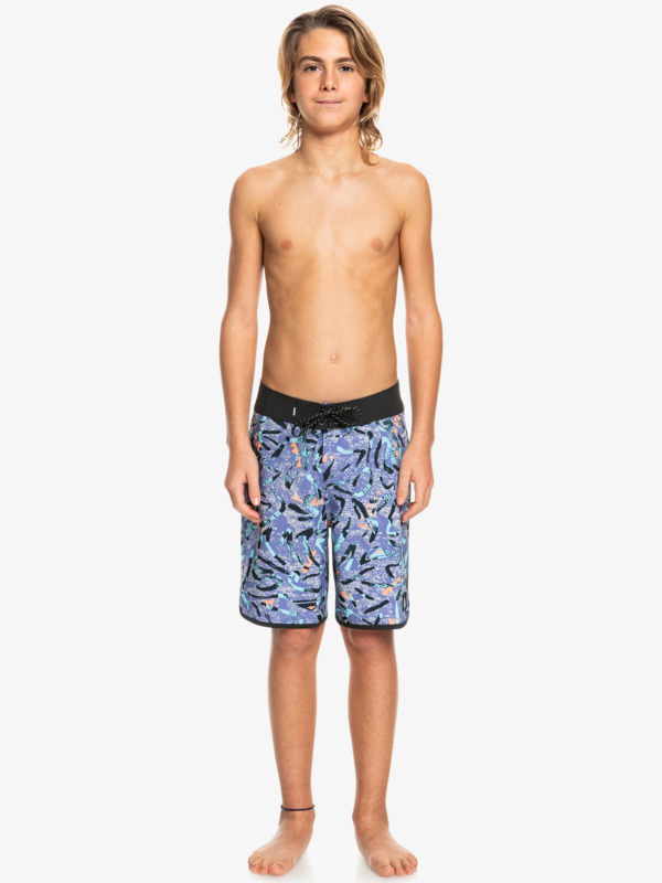 Boy's 8-16 SurfSilk Scallop 17" Boardshorts