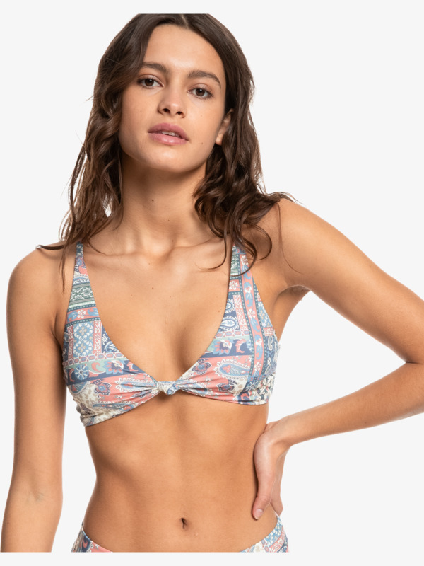 Quiksilver Womens Classic Knot Trilette Bikini Top