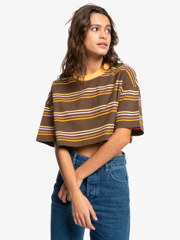 Quiksilver Womens Road Song Crop T-Shirt