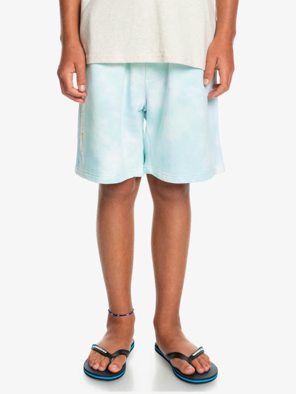 Boy's 8-16 Slow Dive Tie-Dye Shorts