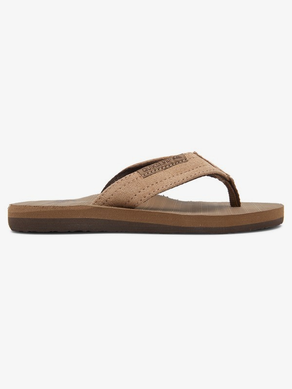 Boy's 8-16 Carving Suede Sandals