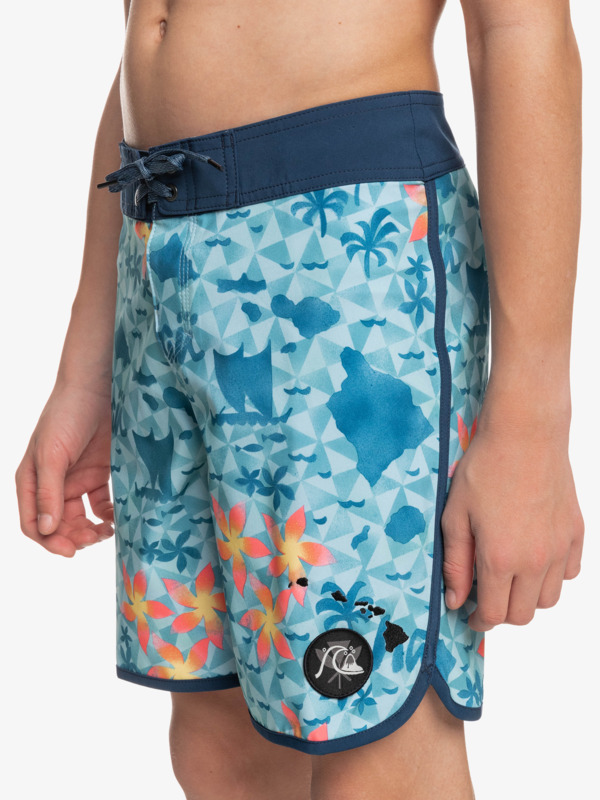 Boy's 8-16 SurfSilk Hawaii Scallop 16" Boardshorts