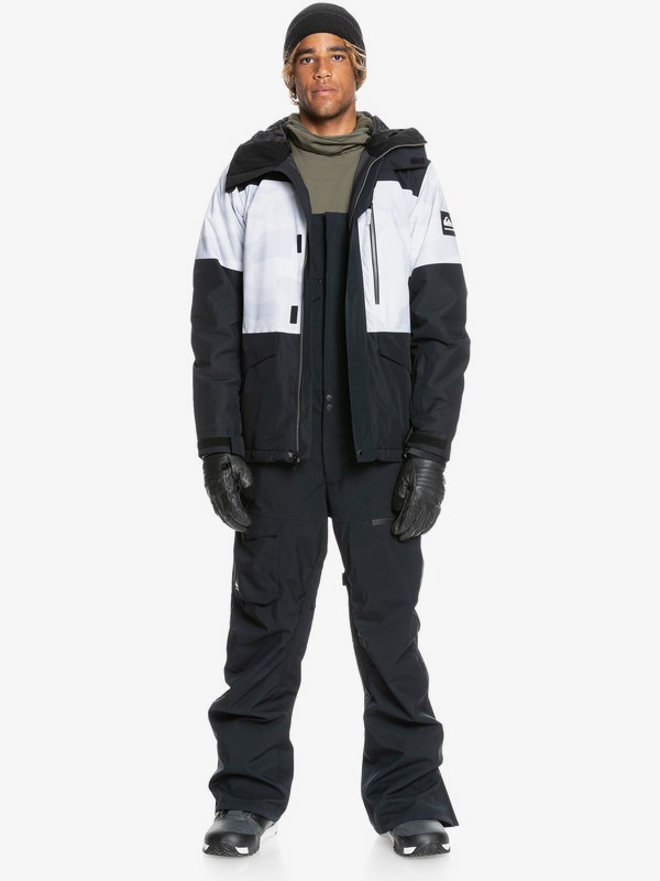 Utility Shell Black Snow Bib Pants
