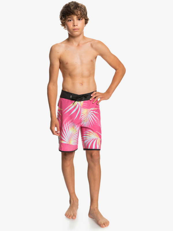 Boy's 8-16 SurfSilk Scallop 17" Boardshorts