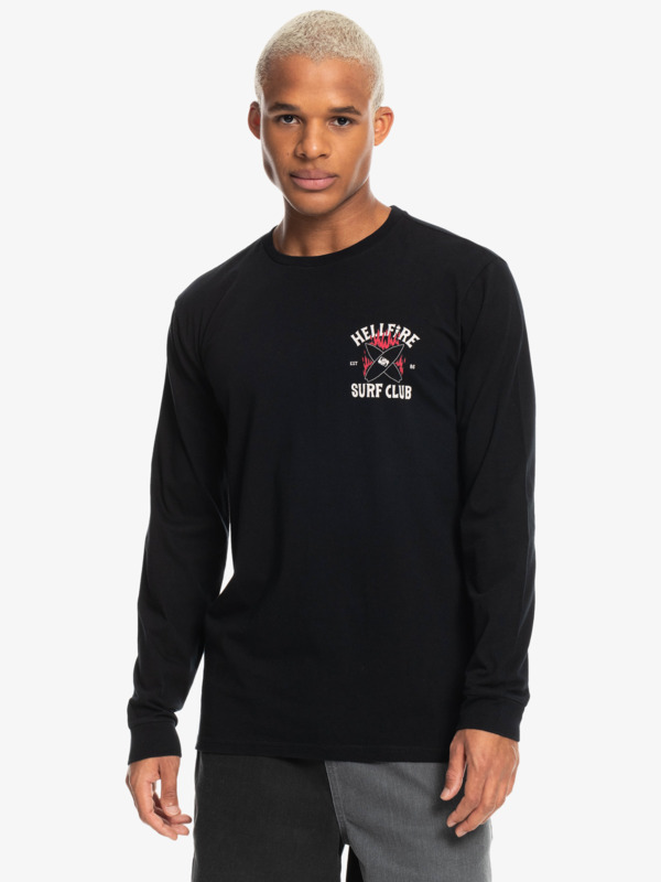 Quiksilver x Stranger Things Hellfire Surf Club Long Sleeve T-Shirt
