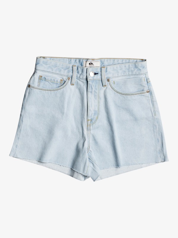 Quiksilver Womens Organic High Waist Denim Shorts