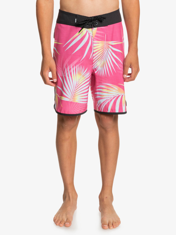 Boy's 8-16 SurfSilk Scallop 17" Boardshorts