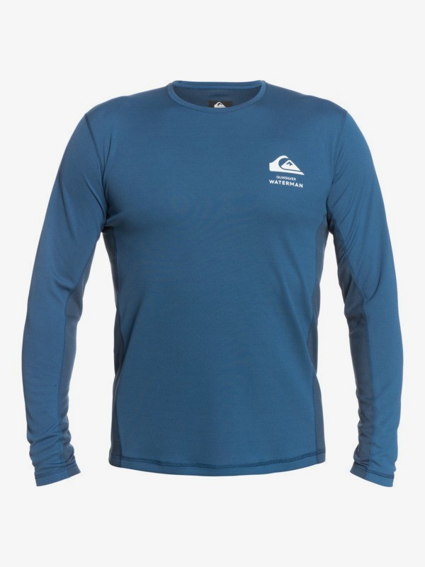 Waterman Bamboo Check Long Sleeve UPF 50 Surf Tee