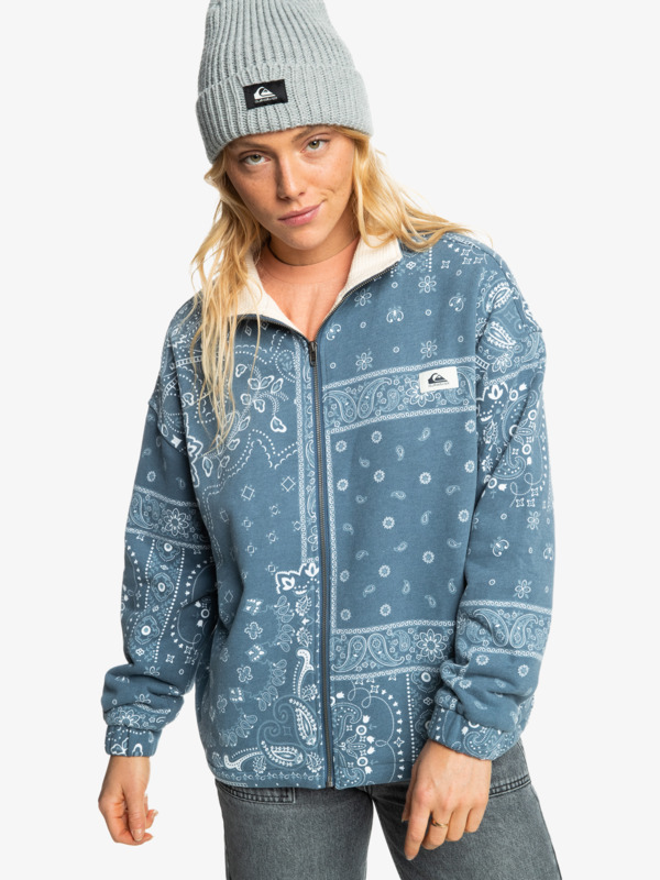 Quiksilver Womens Light Shade Fleece Zip-Up Jacket