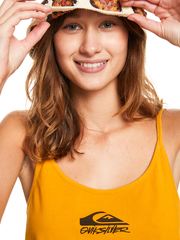 Quiksilver Womens Thin Strap Cropped Tank Top