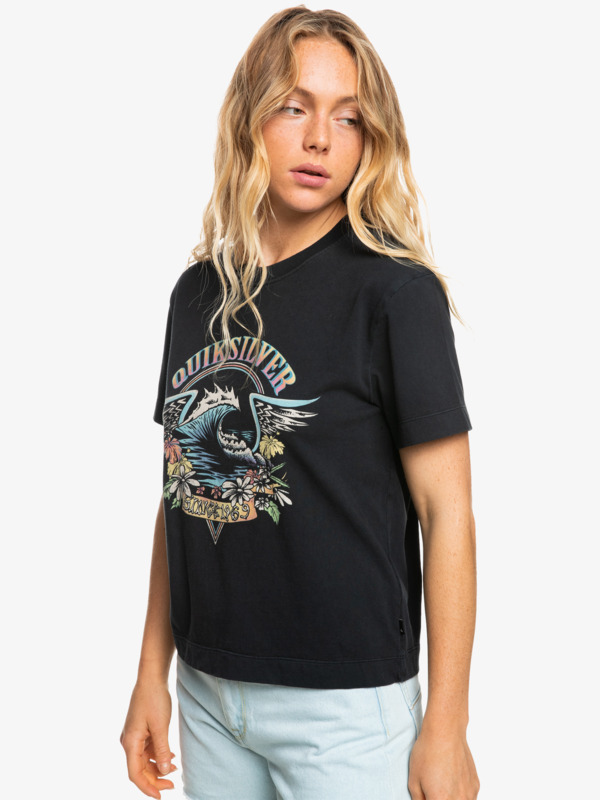 Quiksilver Womens Hair Metal Organic T-Shirt