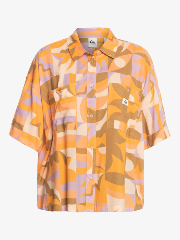 Quiksilver Womens Seventies Soul Short Sleeve Shirt