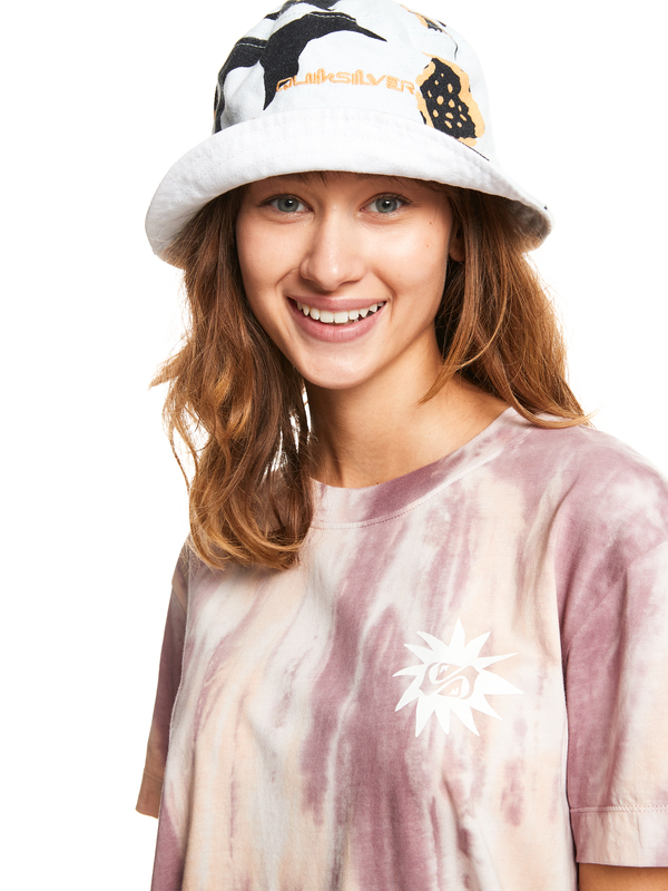 Quiksilver Womens Cropped Tie-Dye T-Shirt