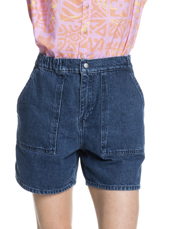 Quiksilver Womens Friendly Trip Denim Shorts