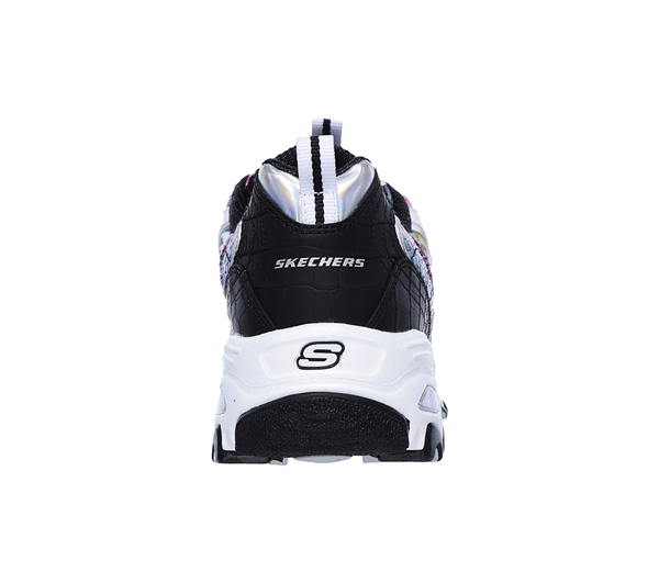 Skechers Women D'Lites - Runway Ready White/Black/Multi