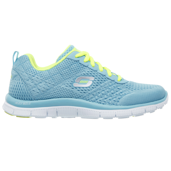 Skechers Women Flex Appeal - Obvious Choice Aqua/Lime