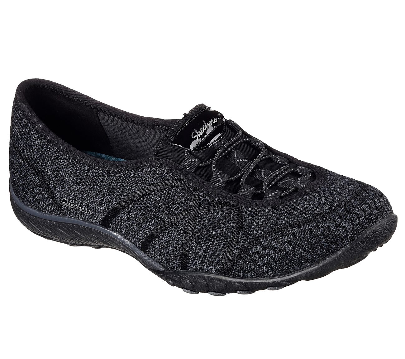 Skechers Women Relaxed Fit: Breathe Easy - Sweet Jam Black