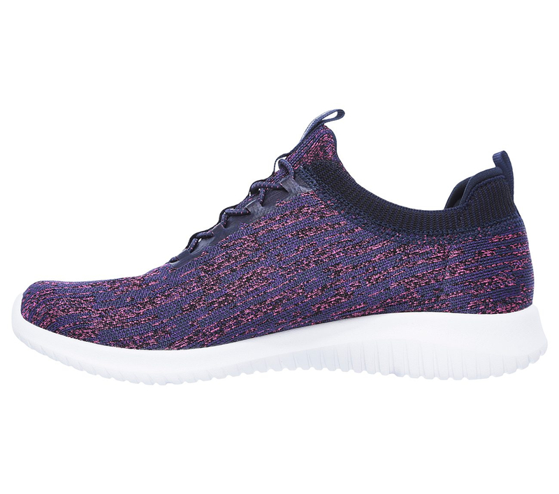 Skechers Women Ultra Flex - Bright Horizon Navy/Pink
