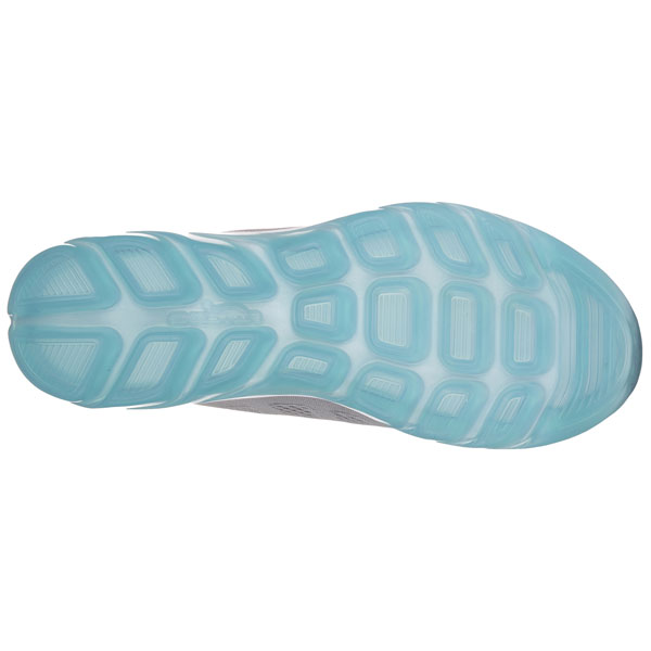 Skechers Men Extra Wide Fit (4E) Shoes - Game Changer Light Gray/Blue