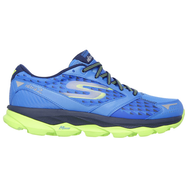 Skechers Men Extra Wide Fit (4E) Shoes - Ultra Blue/Lime