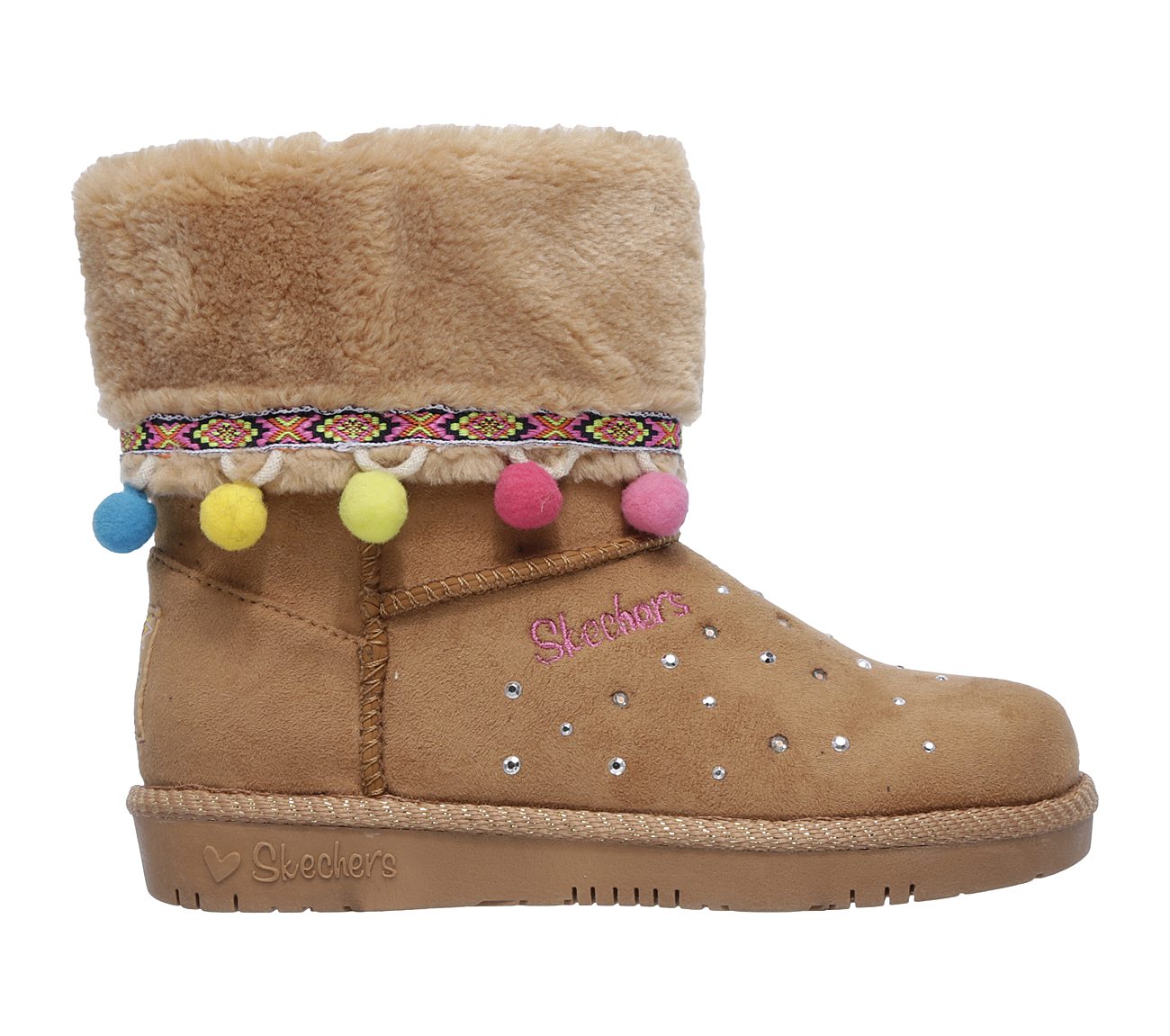 Skechers Girls Twinkle Toes: Glamslam - Peppy Parade Chestnut