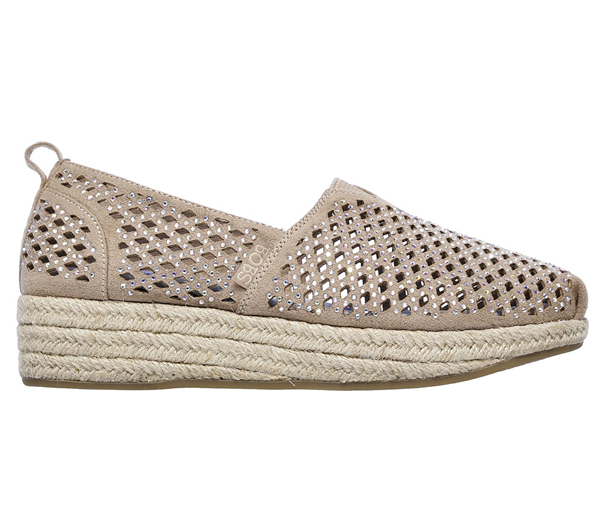 Skechers Women Bobs Highlights - Glamsquad Taupe