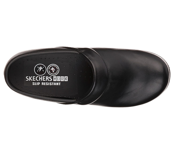 Skechers Women Work: Tone-ups Clog Slip Resistant Black