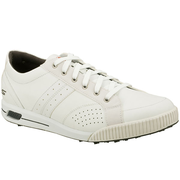 Skechers Men Extra Wide Fit (4E) Shoes - Wedge White/Charcoal