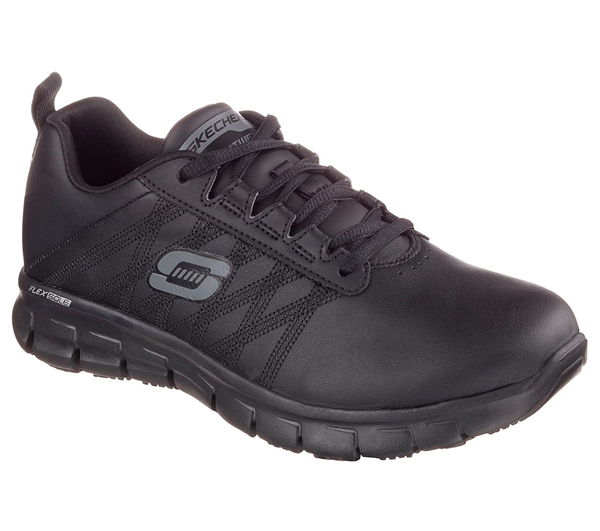 Skechers Women Work: Relaxed Fit Sure Track - Erath Black