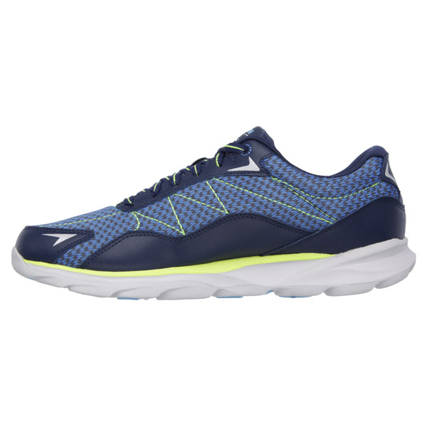 Skechers Men Extra Wide Fit (4E) Shoes - Sonic Navy/Lime