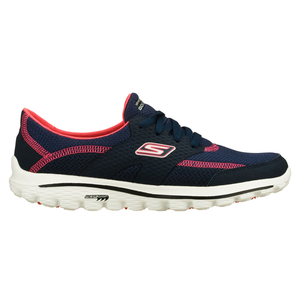 Skechers Women GOwalk 2 Golf - Fairway Navy/Pink