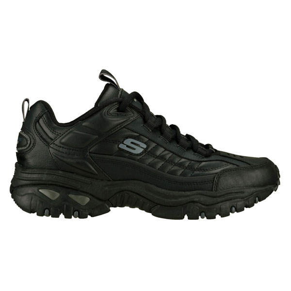 Skechers Men Wide Fit (2E) Shoes - Black
