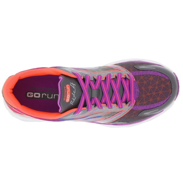 Skechers Women Gorun Ride 4 Charcoal/Purple