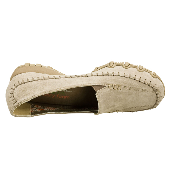 Skechers Women Relaxed Fit: Bikers - Pedestrian Taupe