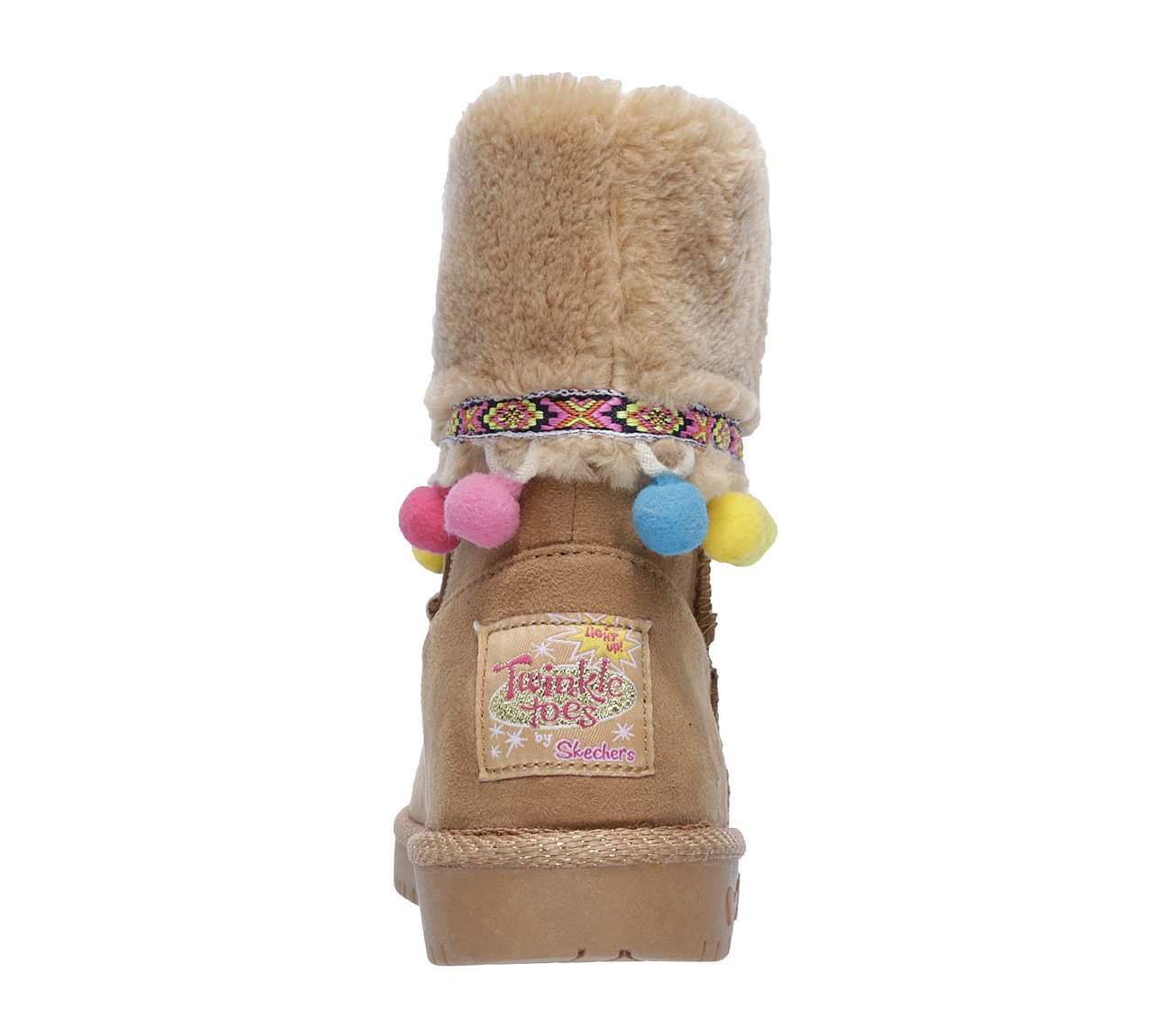 Skechers Girls Twinkle Toes: Glamslam - Peppy Parade Chestnut