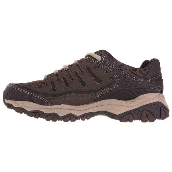 Skechers Men Wide Fit (2E) Shoes - Brown/Taupe