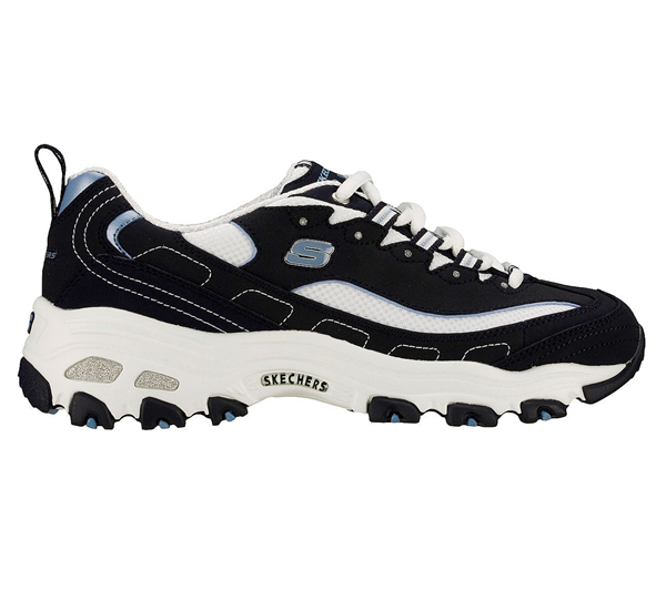 Skechers Women D'lites - Extreme Navy/White