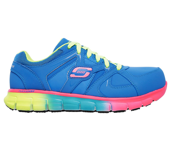 Skechers Women Work: Synergy - Sandlot Alloy Toe Black/Multi