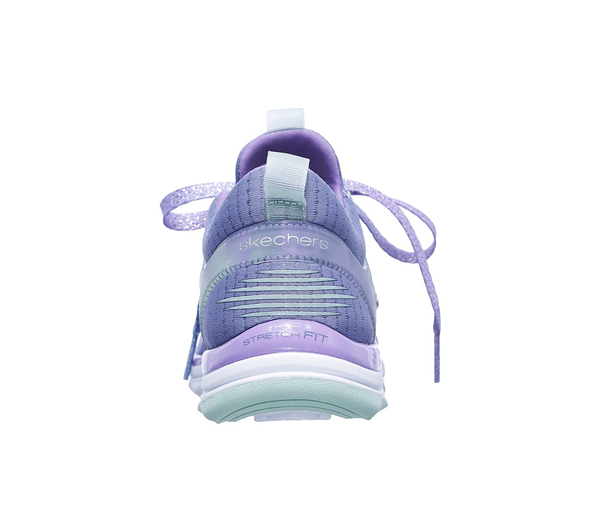 Skechers Girls Diamond Runner Gray/Lavender
