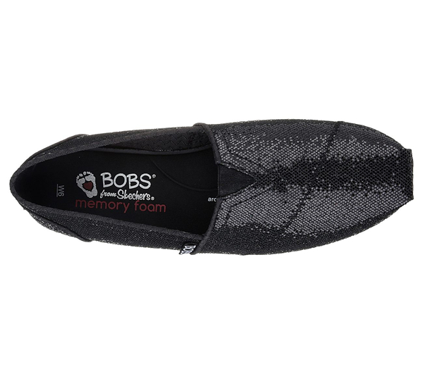 Skechers Women Bobs Plush - Friday Night Black