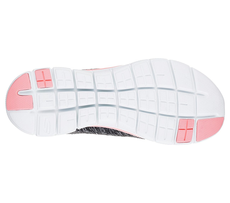 Skechers Women Flex Appeal 2.0 Black/Coral