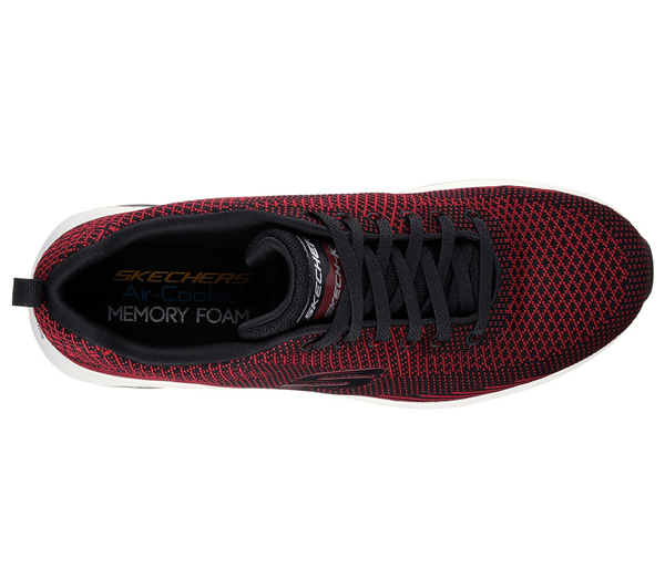 Skechers Men Skech-Air Varsity Black/Red