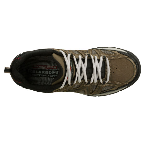 Skechers Men Extra Wide Fit (4E) Shoes - Rig Brown/Black