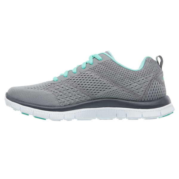 Skechers Women Flex Appeal - Obvious Choice Gray/Turquoise