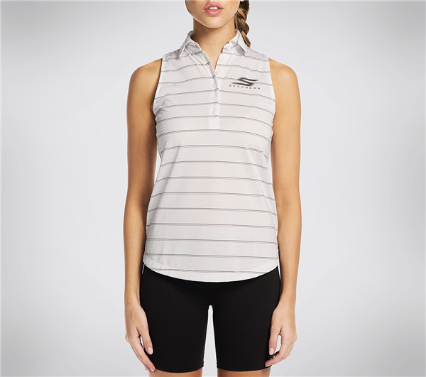 Skechers Women GO Golf Backswing Polo Shirt White