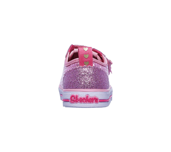 Skechers Girls Twinkle Toes: Shuffles - Itsy Bitsy Pink