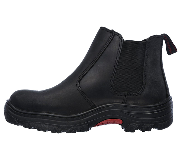 Skechers Men Work: Relaxed Fit Burgin - Glennert Comp Toe Black