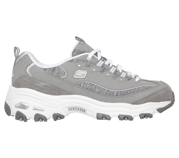 Skechers Women D'lites - Me Time Gray/White