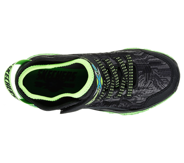 Skechers Boys Skech-X: Cosmic Foam Black/Lime
